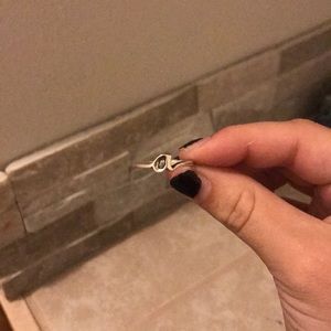 James avery letter A ring